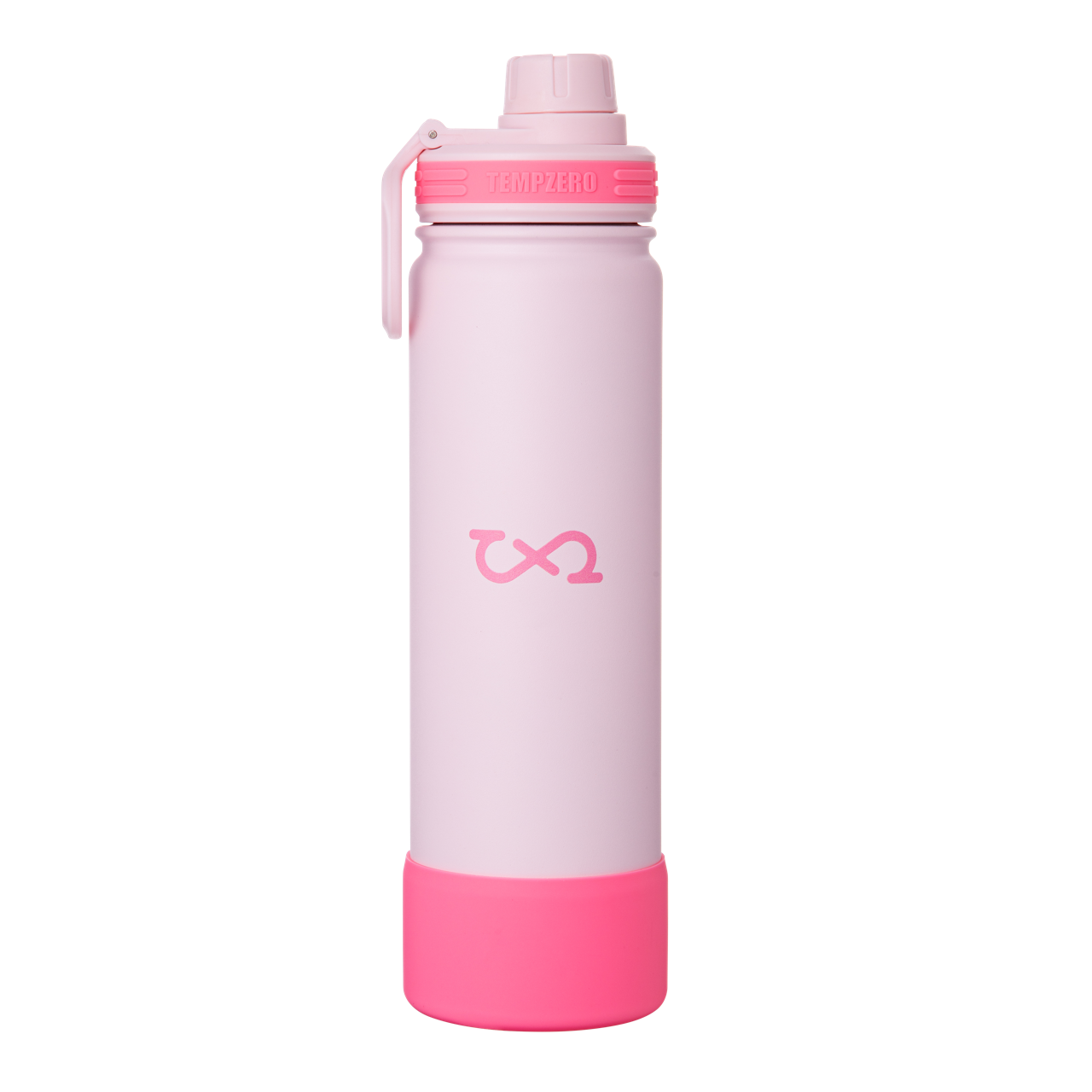 Temp-Zero 22oz Insulated Water Bottle – Soft Pink (Blush Bloom)