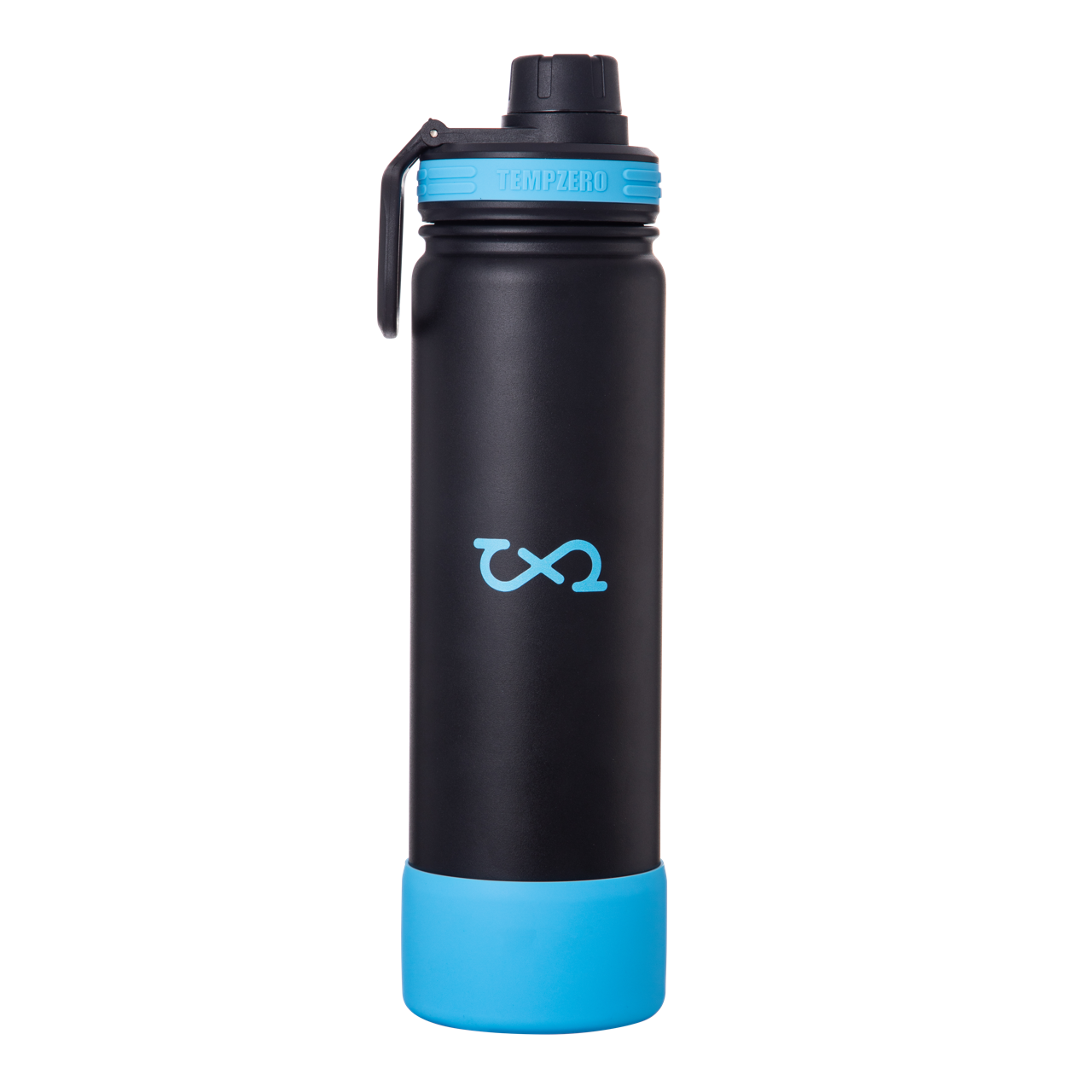 Temp-Zero 22oz Insulated Water Bottle – Matte Black (Midnight)