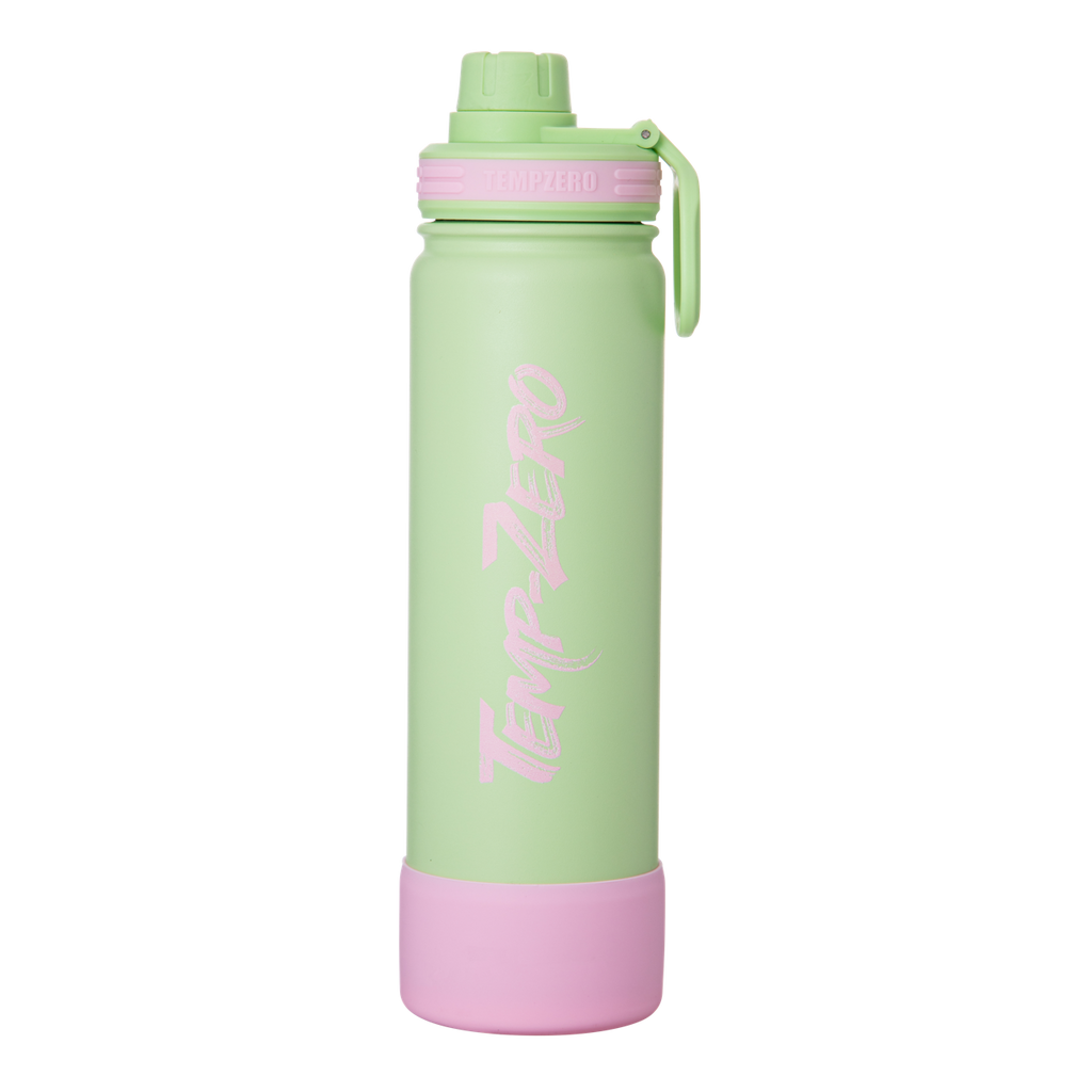 Temp-Zero 22oz Insulated Water Bottle – Mint Green (Spring Meadow)