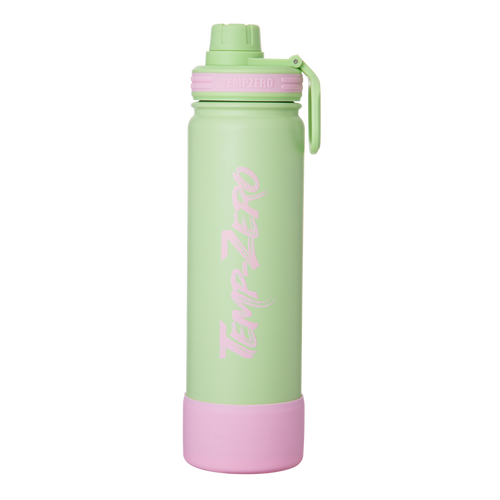 Temp-Zero 22oz Insulated Water Bottle – Mint Green (Spring Meadow)