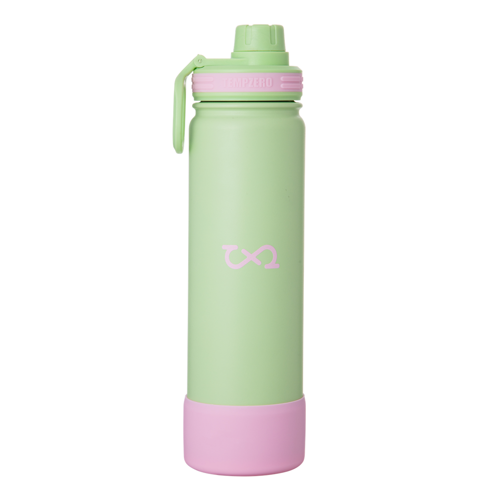 Temp-Zero 22oz Insulated Water Bottle – Mint Green (Spring Meadow)