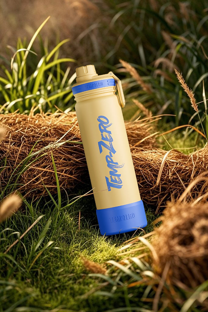 Temp-Zero 22oz Insulated Water Bottle – Warm Yellow (Sunny Butter)