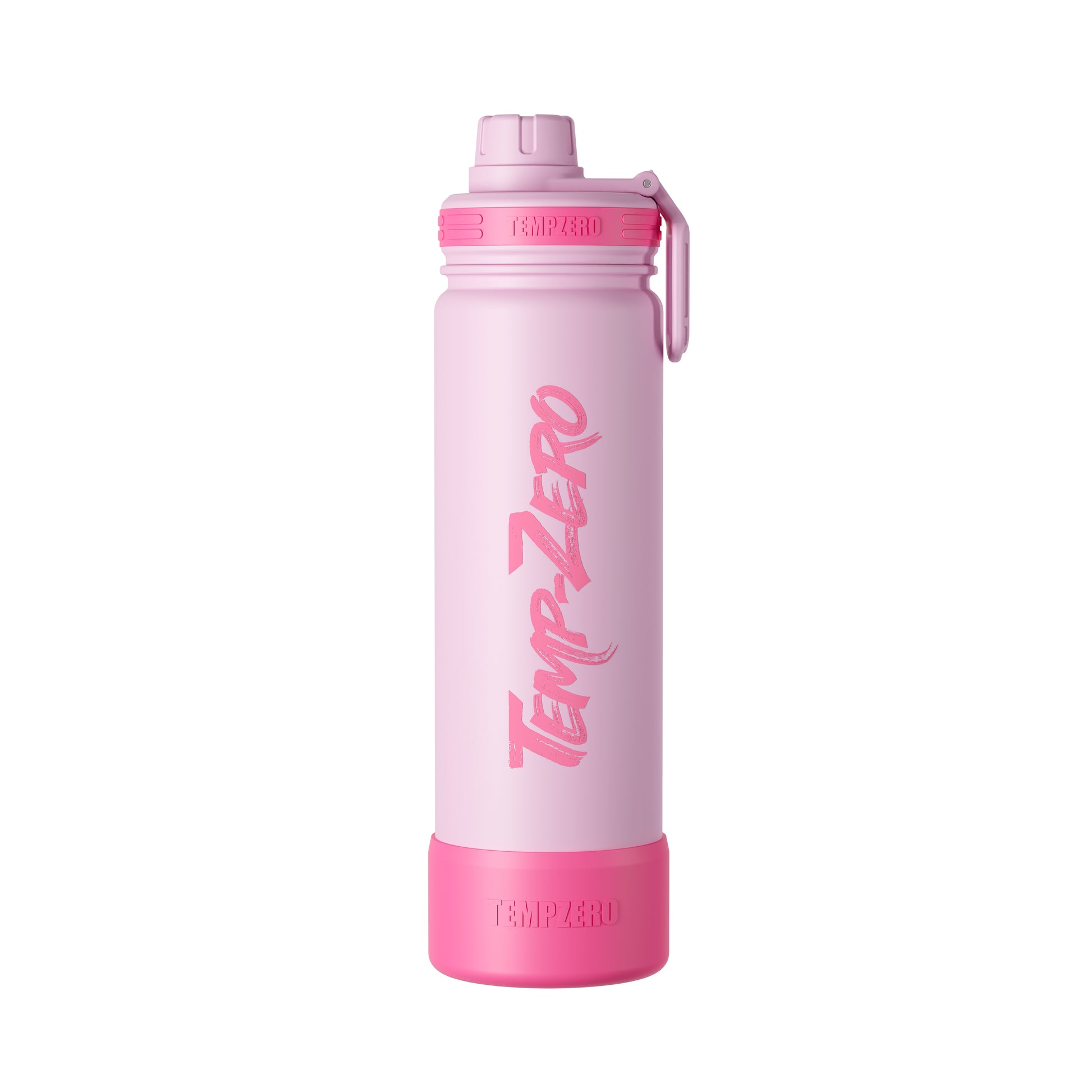 Temp-Zero 22oz Insulated Water Bottle – Soft Pink (Blush Bloom)
