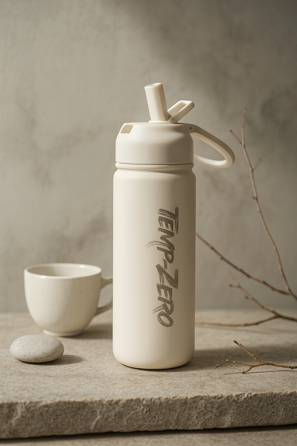 Temp-Zero 18oz Insulated Water Bottle – White Kitty